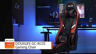 DOUXLIFE GCRC03 Massage Gaming Chair PU Office Chairs  Shop on Banggood [upl. by Flanigan]