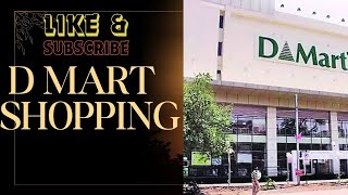 D mart shopping Dmart shopping kaise kare shoppinggrocery shopping [upl. by Sussna]