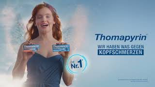 Thomapyrin® bei Kopfschmerzen amp Migräne  Thomapyrin® 15 min schneller gegen Kopfschmerzen [upl. by Erotavlas]