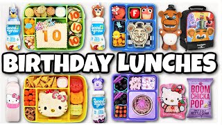 School Lunch TAKEOVER 🎂 Lilys Birthday Lunches  Bunches of Lunches [upl. by Riess]