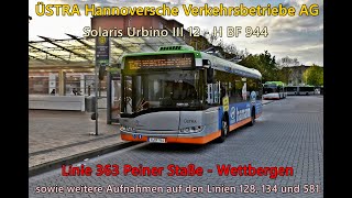 Kickdown Sound Bus Solaris Urbino III 12 von ÜSTRA Hannoversche Verkehrsbetriebe AG  H BF 944 [upl. by Cullen]