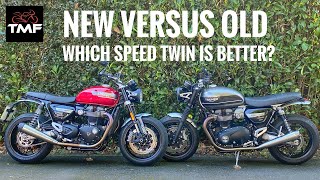 New Triumph Speed Twin  How does it compare to the old bike [upl. by Vahe]