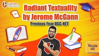 Radiant Textuality By Jerome McGann  Previous Year English UGCNET Paper [upl. by Eiggem]