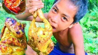 Poaching Chicken Fry Recipe traditional style 😋😋😋Food Life [upl. by Dickson]