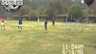 MARADONA entrenando en Boca Jrs 1996 parte 01 FUTBOL RETRO TV [upl. by Notsreik247]