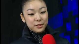 English Interview Korean Yuna Kim Dominates The 2009 WFSC [upl. by Orenid932]