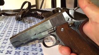 STAR Model quotPquot 45 ACP Pistol Review and Field Strip Disassembly and ReAssembly [upl. by Quita]