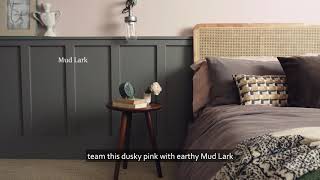 Potters Pink Paint Relaxing Bedroom Ideas  Dulux Heritage [upl. by Graig42]