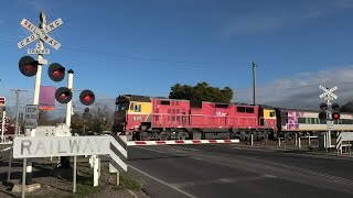 Level Crossing Update Benalla Nunn St VIC Australia [upl. by Adda]