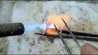 How to make a silver ring design  Silver ring making 2024  Handmade jewellery [upl. by Winonah]