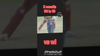 K mendis 50 in 19 vs wicricket [upl. by Erbe]