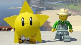 LEGO City Undercover Switch  All 5 Mario Super Star and  Block Locations Nintendo Easter Eggs [upl. by Kimberli828]