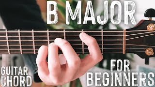 How To Play quotB Majorquot Guitar Chord  Beginner Guitar Chord Series 3 Shorts [upl. by Erlewine]