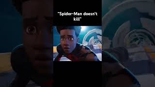 “SpiderMan doesn’t kill” spiderman edit spiderverse [upl. by Nauj]