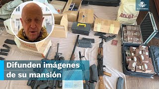 Lingotes armas y pelucas esto es lo que encontraron en la casa del líder del grupo Wagner [upl. by Atiuqrahs]