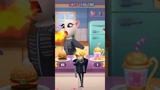 Felonious Gru Angela Cayenne Pepper Challenge Edit mytalkingangela2 trending shorts [upl. by Otrebogir]