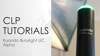 Kuando Busylight UC Alpha  Unboxing amp Einrichtung estos ProCall 6 [upl. by Darwen]