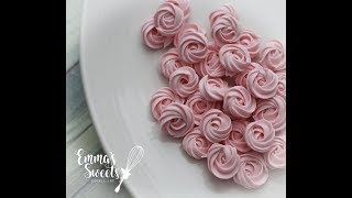 Royal Icing Rose Swirls by Emmas Sweets [upl. by Blanding]