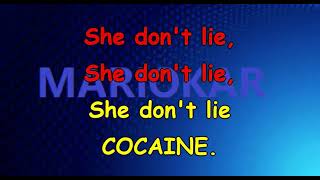 Eric Clapton Cocaine karaoke [upl. by Ennej]