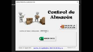 CONTROL DE ALMACEN VBA EXCEL [upl. by Aikimat233]