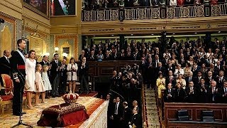 Felipe VI sworn in as king of Spain  official ceremony [upl. by Wain]