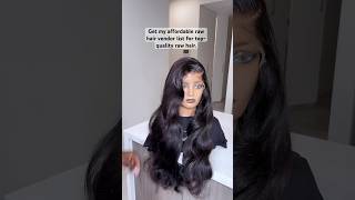 Raw Hair vendor List  Affordable Hair vendor list [upl. by Khano]