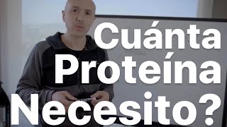 ¿Cómo calcular cuánta proteína necesito  Dr Carlos Jaramillo [upl. by Atoel791]