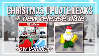 NEW Bloxburg Christmas Update LEAKS 2023 Roblox [upl. by Annoyt]