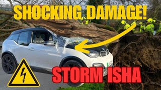 WE BOUGHT A SCARY STORM DAMAGED ELECTRIC BMW I3S NON RUNNER [upl. by Ri105]