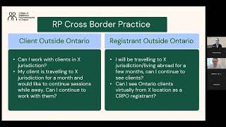 Cross Border Electronic Practice Webinar  September 10 2024 [upl. by Oiluarb]