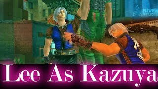 Lee Chaolan With Kazuays Moves Gameplay Tekken 6 [upl. by Veleda]