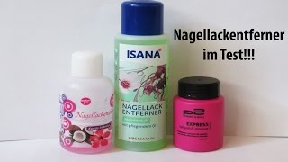 Drei Nagellackentferner im LiveTest  seni Nageldesign [upl. by Yzus]