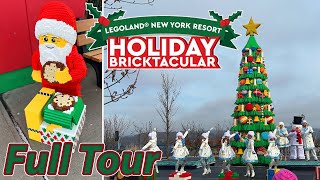 Legoland New Yorks Holiday Bricktacular  Full Tour  December 2023 [upl. by Eirallih]