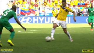 Juan Quintero Goal Colombia vs Ivory Coast World Cup 2014 [upl. by Kiersten352]