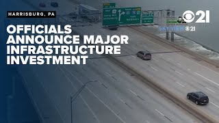 PA officials announce major infrastructure investment [upl. by Veradi901]