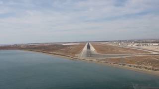 Beautiful LANDING IN LARNACA CYPRUS AIRPORT [upl. by Dleifniw]