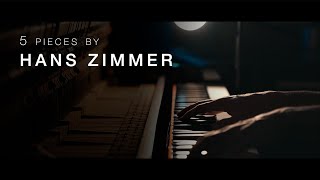 5 Pieces by Hans Zimmer \\ Iconic Soundtracks \\ Relaxing Piano 20min [upl. by Latsyek925]