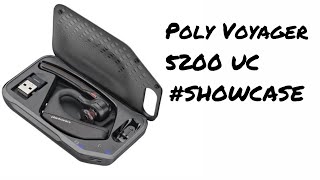 plantronics polyvoyager 5200 UC UC showcase fullreview bluetooth earpiece handsfree tech [upl. by Nodmac907]