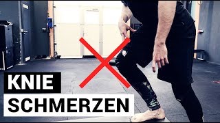 Keine Knieschmerzen mehr Wie du Knieschmerzen beim Training beheben kannst [upl. by Notelrac795]