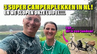 Ontdek 3 geweldige camperplaatsen in Nederland  Nancy sloopt bij de laatste de luifel [upl. by Agnella]