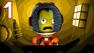 Kerbal Space Program KSP Career Mode  Part 1  FEET FIRST [upl. by Maurene714]