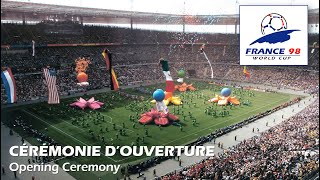 France 1998 World Cup  Opening Ceremony  BBC commentary [upl. by Bannon]