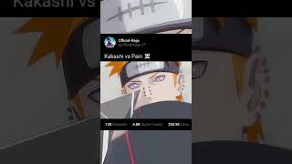 Kakashi vs Pain ☠️ shorts [upl. by Bandur]