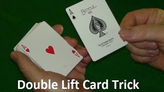 Double Lift Card Sleight  Useful In Many Card Tricks [upl. by Setiram]