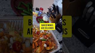 wings oven baked wings great recipe bounty should sponer me I love their paper towels 😋 [upl. by Alyal]