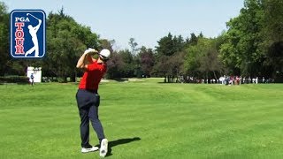 Rory McIlroys smashes 307 yard 2iron pinfinder  WGCMexico 2019 [upl. by Yretsym]