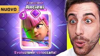 Sblocco e MAXO i NUOVI Arcieri EVOLUTI Clash Royale ITA [upl. by Ayokahs182]