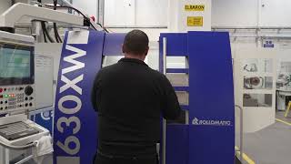 Rollomatic 630XW Grinder in action at Smithstown Light Engineering [upl. by Anairdna]