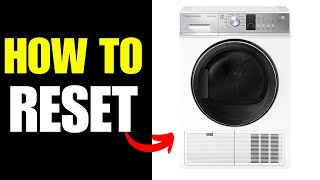 How To Reset Fisher And Paykel Dryer [upl. by Roger]