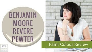 Benjamin Moore Revere Pewter Paint Colour [upl. by Novla]